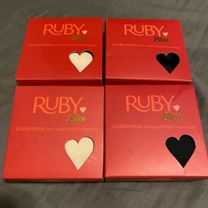 Ruby Love Teen Leakproof Bikini Underwear *NEW* Never Worn Size Youth XXS (7/8)